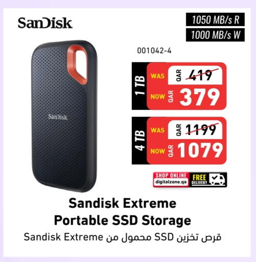 سانديسك ذاكرة فلاش available at ديجيتال زون للتجارة in قطر - الشحانية