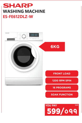 SHARP Washing Machine available at Emax  in Qatar - Doha