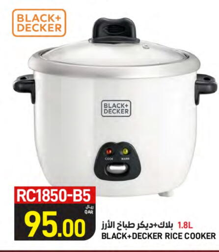 BLACK+DECKER Rice Cooker available at SPAR in Qatar - Al Khor