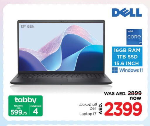 DELL Laptop available at Nesto Hypermarket in UAE - Dubai