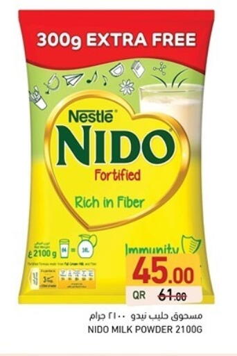 NIDO Milk Powder available at Aswaq Ramez in Qatar - Umm Salal