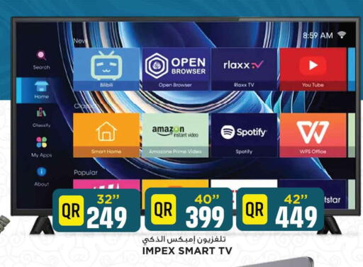 IMPEX Smart TV available at Marza Hypermarket in Qatar - Al Rayyan