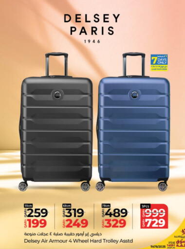 Luggage in LuLu Hypermarket, Qatar Offers - Qatar Trolley available at LuLu Hypermarket in Qatar - Al-Shahaniya