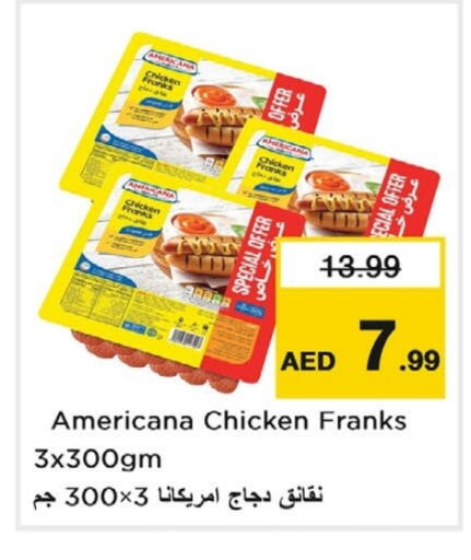 AMERICANA Chicken Franks available at Nesto Hypermarket in UAE - Sharjah / Ajman
