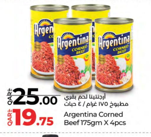 Canned & Packeted in LuLu Hypermarket, Qatar Offers - Qatar ARGENTINA available at LuLu Hypermarket in Qatar - Al-Shahaniya