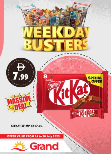 KITKAT available at Grand Hyper Market in UAE - Abu Dhabi
