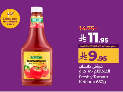 FRESHLY Tomato Ketchup available at LULU Hypermarket in KSA, Saudi Arabia, Saudi - Saihat