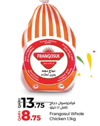 FRANGOSUL Frozen Whole Chicken available at LuLu Hypermarket in Qatar - Al-Shahaniya
