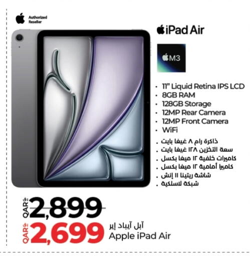 APPLE iPad available at LuLu Hypermarket in Qatar - Al Rayyan