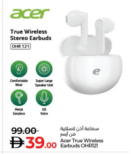 ACER Earphone available at Lulu Hypermarket in UAE - Fujairah