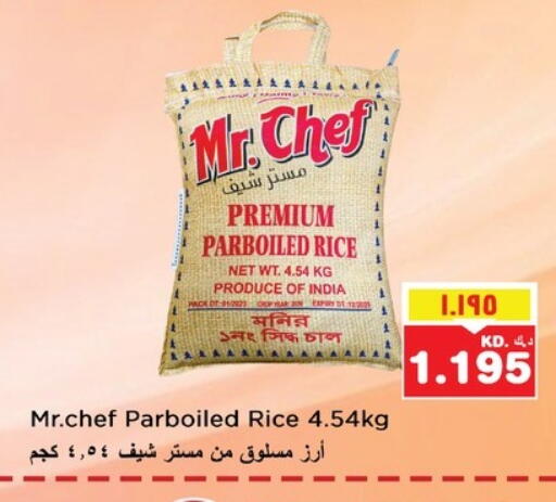 MR.CHEF Parboiled Rice available at Nesto Hypermarkets in Kuwait - Ahmadi Governorate