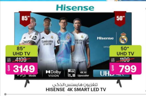 HISENSE Smart TV available at Ansar Gallery in Qatar - Al Wakra