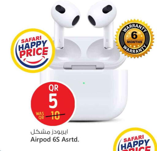 Earphone available at Safari Hypermarket in Qatar - Al Rayyan
