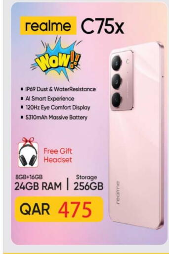 REALME available at Ansar Gallery in Qatar - Umm Salal