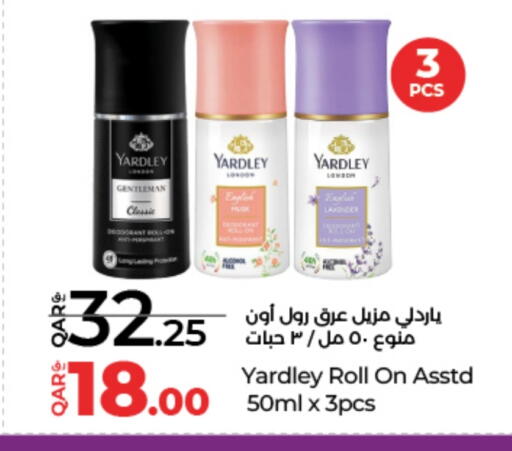 YARDLEY available at LuLu Hypermarket in Qatar - Umm Salal
