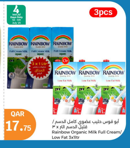 RAINBOW Full Cream Milk available at City Hypermarket in Qatar - Al-Shahaniya