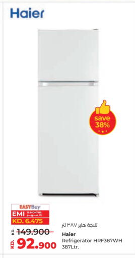 HAIER Refrigerator available at Lulu Hypermarket  in Kuwait - Ahmadi Governorate
