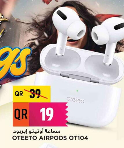 Earphone available at Marza Hypermarket in Qatar - Al Shamal