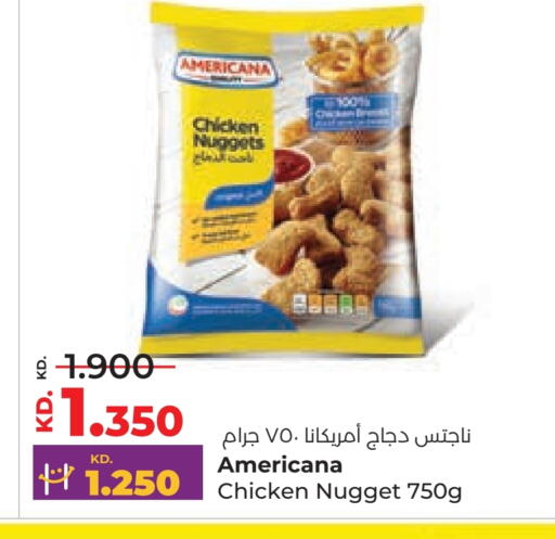 AMERICANA Chicken Nuggets available at Lulu Hypermarket  in Kuwait - Jahra Governorate