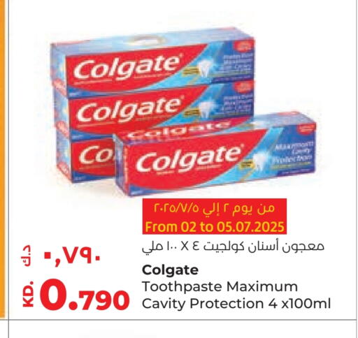 COLGATE Toothpaste available at Lulu Hypermarket  in Kuwait - Jahra Governorate