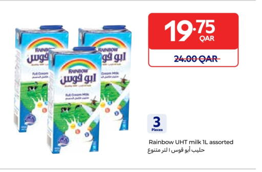 RAINBOW Long Life / UHT Milk available at Carrefour in Qatar - Al-Shahaniya