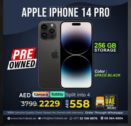 أبل آيفون 14 available at تيك ديلس ترادينغ in الإمارات العربية المتحدة , الامارات - أم القيوين‎