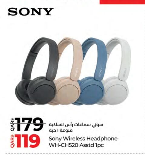 SONY Earphone available at LuLu Hypermarket in Qatar - Al Shamal
