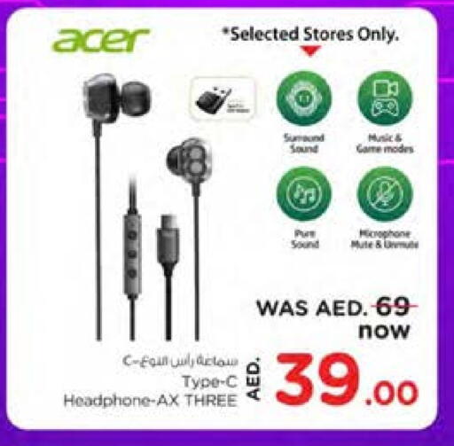 ACER Earphone available at Nesto Hypermarket in UAE - Sharjah / Ajman