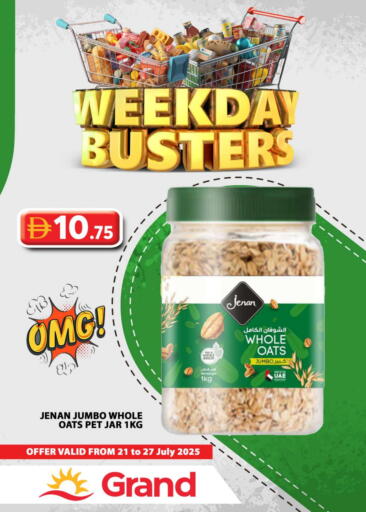 JENAN Oats available at Grand Hyper Market in UAE - Abu Dhabi