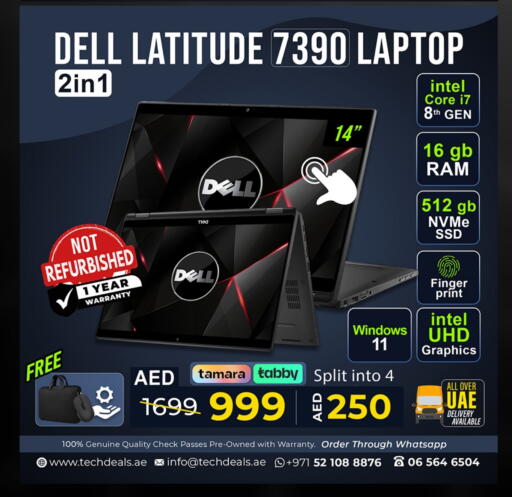 DELL Laptop available at TechDeals Electronics Trading in UAE - Fujairah