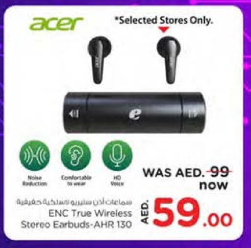 ACER Earphone available at Nesto Hypermarket in UAE - Fujairah