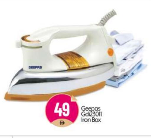 GEEPAS Ironbox available at BIGmart in UAE - Abu Dhabi