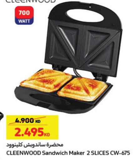 CLEENWOOD Sandwich Maker available at Carrefour in Kuwait - Jahra Governorate