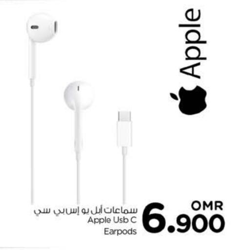 Accessories - Electronics in Nesto Hyper Market , Oman Offers - Oman APPLE Earphone available at Nesto Hyper Market in Oman - Sohar