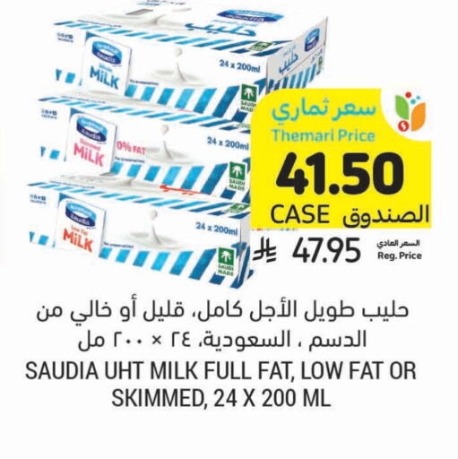 SAUDIA Long Life / UHT Milk available at Tamimi Market in KSA, Saudi Arabia, Saudi - Khafji