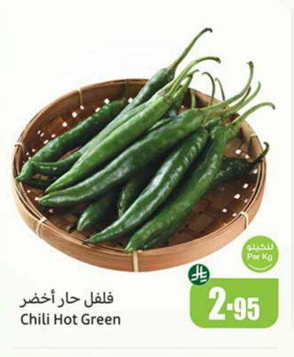 Fresh Vegetables in Othaim Markets, Saudi Arabia Offers - Saudi Arabia Chilli / Capsicum available at Othaim Markets in KSA, Saudi Arabia, Saudi - Al Qunfudhah