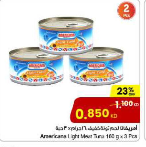 AMERICANA Tuna - Canned available at The Sultan Center in Kuwait - Jahra Governorate