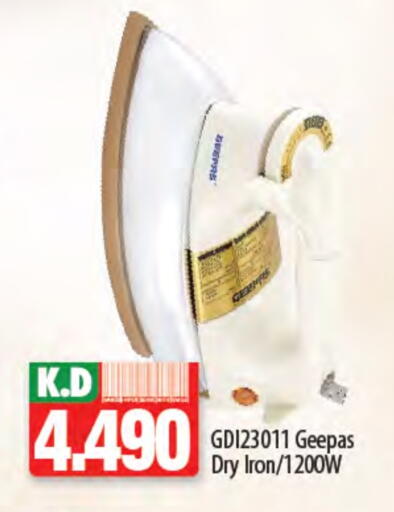 GEEPAS Ironbox available at Mango Hypermarket  in Kuwait - Jahra Governorate