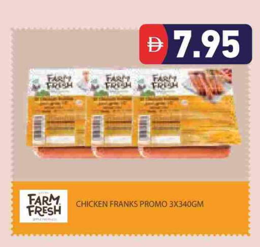 FARM FRESH Chicken Franks available at Aswaq Ramez in UAE - Sharjah / Ajman