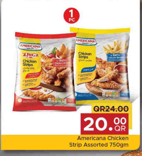 AMERICANA Chicken Strips available at Family Food Centre in Qatar - Al Wakra