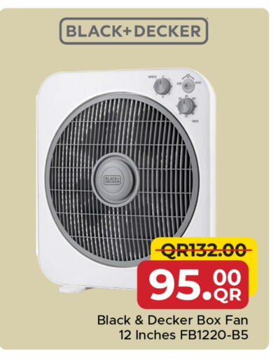 الأدوات المنزلية الصغيرة in مركز التموين العائلي, قطر Offers - قطر بلاك + ديكر مروحة available at مركز التموين العائلي in قطر - الشحانية