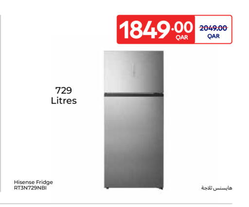 HISENSE Refrigerator available at Carrefour in Qatar - Al Daayen