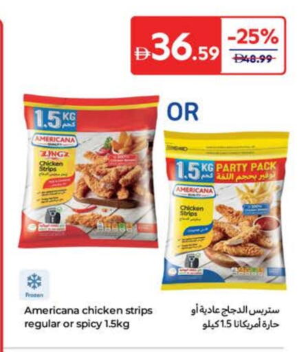 AMERICANA Chicken Strips available at Carrefour UAE in UAE - Fujairah