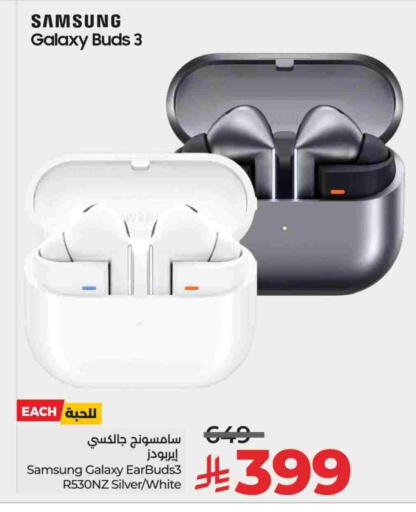 SAMSUNG Earphone available at LULU Hypermarket in KSA, Saudi Arabia, Saudi - Saihat