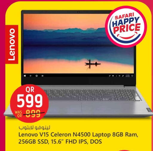 LENOVO Laptop available at Safari Hypermarket in Qatar - Doha