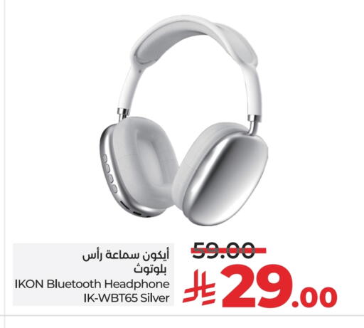 IKON Earphone available at LULU Hypermarket in KSA, Saudi Arabia, Saudi - Al-Kharj