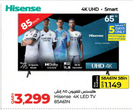 HISENSE Smart TV available at LuLu Hypermarket in Qatar - Al Daayen