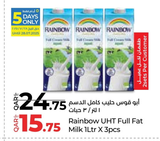 RAINBOW Long Life / UHT Milk available at LuLu Hypermarket in Qatar - Doha