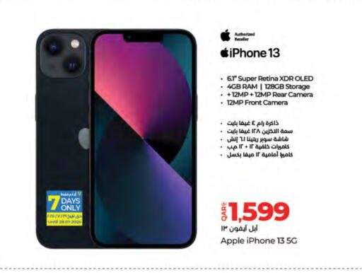APPLE iPhone 13 available at LuLu Hypermarket in Qatar - Al Wakra