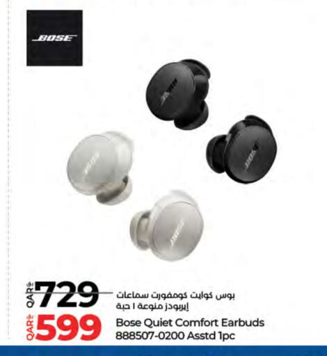 Accessories - Electronics in LuLu Hypermarket, Qatar Offers - Qatar BOSE Earphone available at LuLu Hypermarket in Qatar - Al Rayyan
